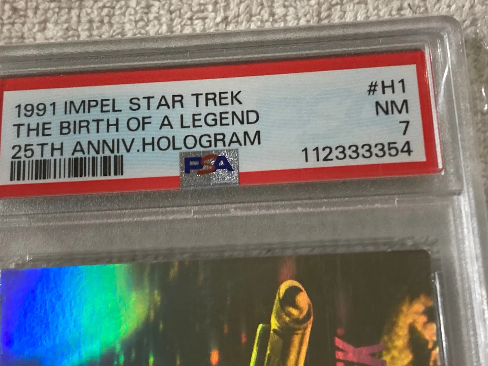 1991 Impel Star Trek 25th Anniv. Holo #H1 PSA 7 NM Slabbed Graded Card - Image 3 of 4