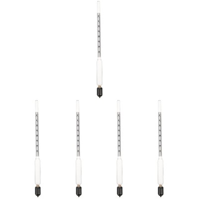5pcs Petroleum Hydrometer for Home Hydrometer Practical Mud Hydrometer