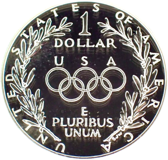 [151] 1988-S SEOUL OLYMPIAD Silver USA $1 Dollar NGC Proof 69 Ultra Cameo - Image 4 of 4