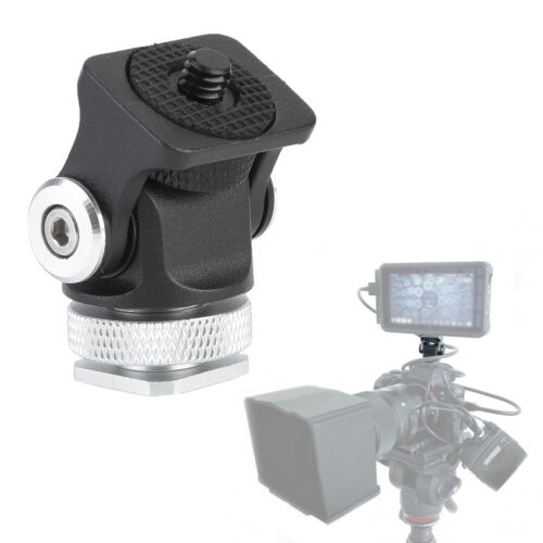 Mini Hot Shoe Mount Monitor Mic Flash Holder 1/4 Inch Screw Camera Bracket ECM - Picture 1 of 9