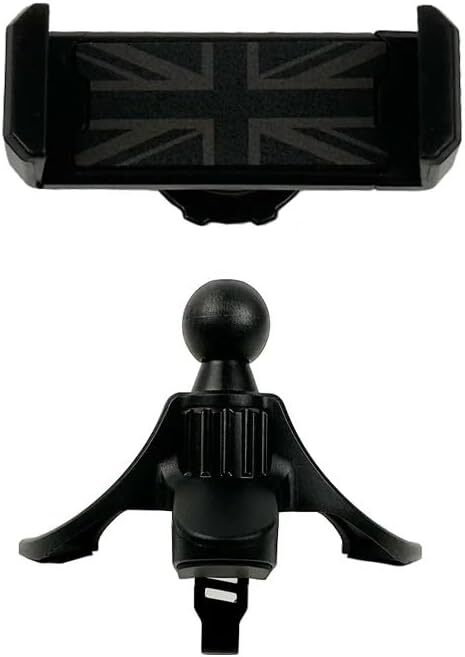 Car Phone Holder Mount Union Jack Phone Mount for Car Circular Air Vent for-image