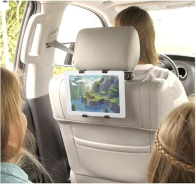 New in Open Box - Scosche Rear Seat Headrest Mount For Tablets Up To 7.25  WIDE