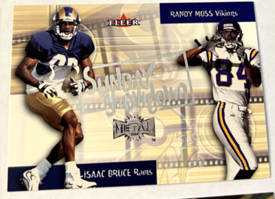2000 Fleer Gamers Sunday Showdown #3 of 15 SS Randy Moss Minnesota Vikings