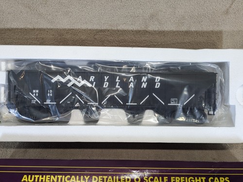MTH 20-97589 O Maryland Midland #4006 4-Bay Hopper Car Neu in OVP - Bild 3 von 23