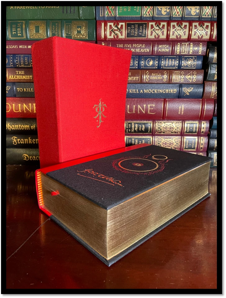 Lord Of The Rings By JRR Tolkien New Leather Bound Hardback Special Gift Edition Foto 3 de 4