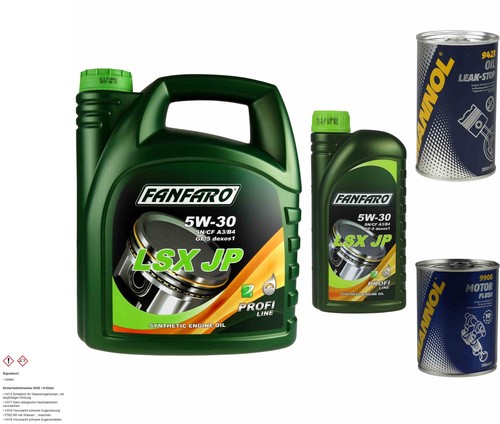 Fanfaro LSX JP 5W-30 Motoröl 5L + Motor Doctor & Flush | Synthetisch, API SN/CF