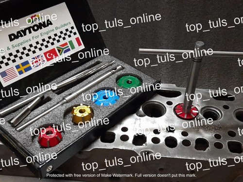 17x KAWASAKI KX 250F 2011 & UP VALVE SEAT CUTTER KIT CARBIDE TIPPED 3 ANGLES CUT - Picture 8 of 10