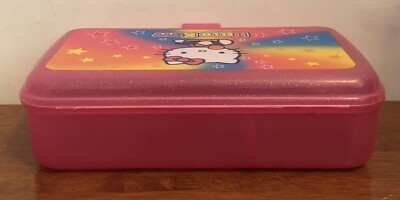 Vintage Sanrio Hello Kitty 2002 Pencil Case Box | eBay Vintage Sanrio Hello Kitty 2002 Pencil Case Box | eBay