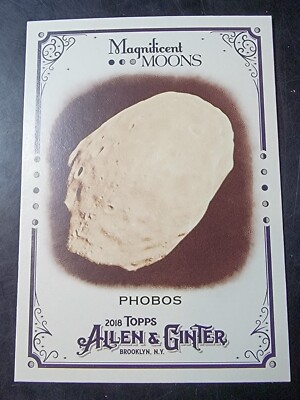  2018 Topps Allen and Ginter Magnificent Moons MM7 Phobos - Mars