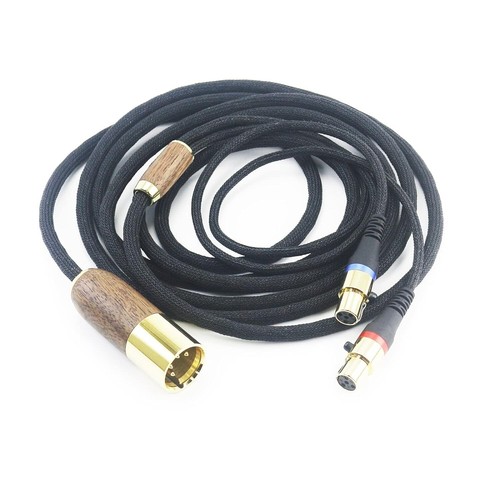 HansnBy 4-pin XLR Balanced Male 6N OCC Copper Silver Plated Cord 4-pin XLR - Picture 4 of 7