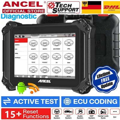 Ancel V6 Bi-directional KFZ Diagnosegerät OBD2 Scanner Full System ECU Coding