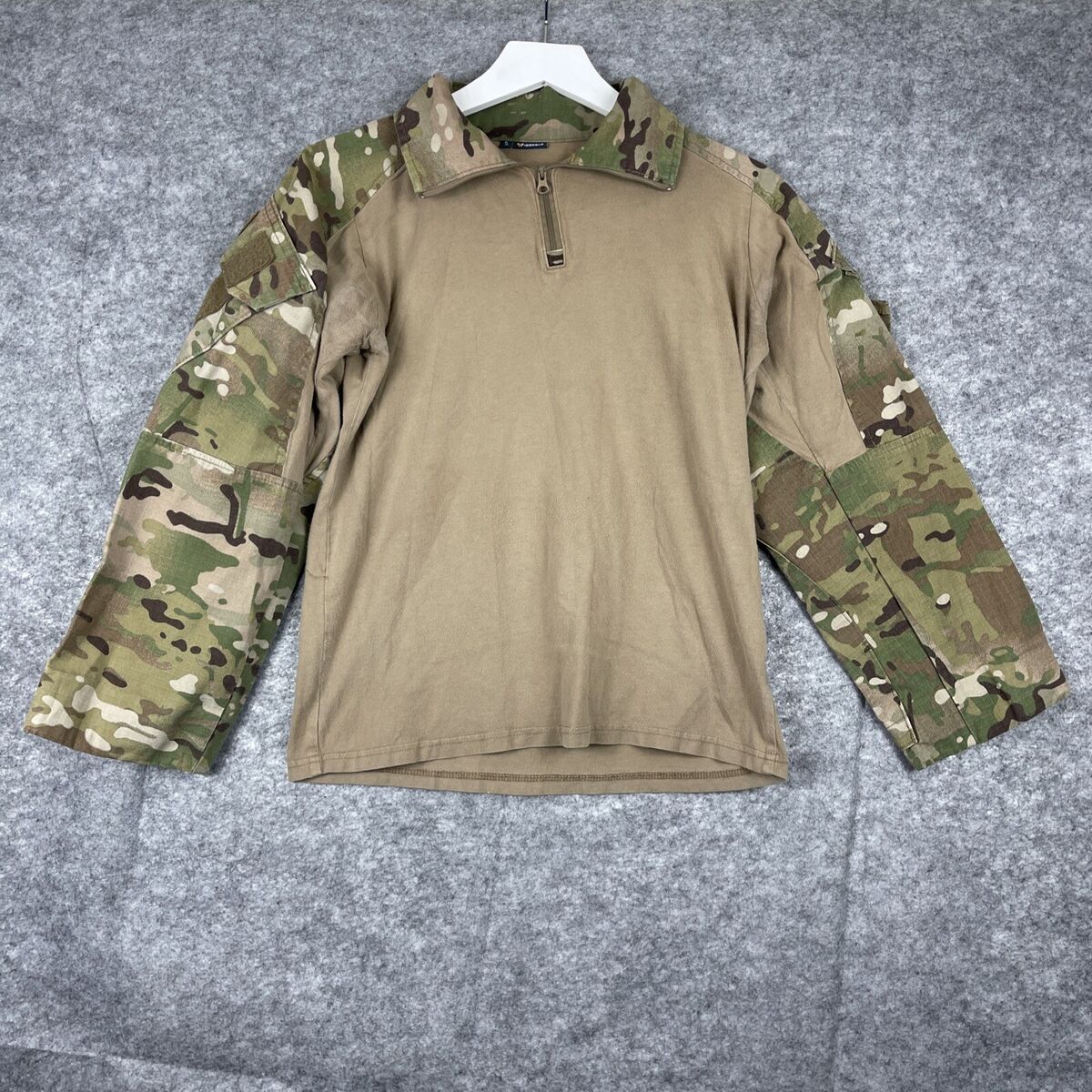 100Gear Men Sweatshirt Small Beige Camo Military Tactical 100Gear Men Sweatshirt Small Beige Camo Military Tactical