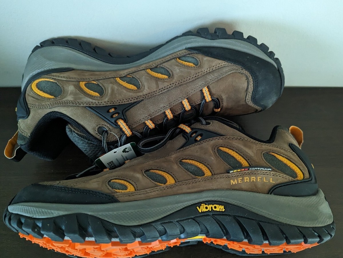 Mens Merrell Continuum Vibram Hiking Performance Shoes Size 