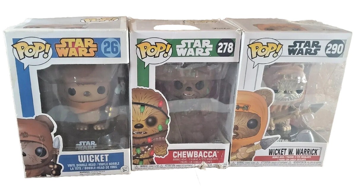 Funko Pop! STAR WARS - Wicket W. Warrick 290 with protector