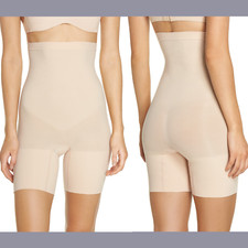 NIB 38 Spanx  Small  Higher Power Shaping Shorts in Soft Nude U456