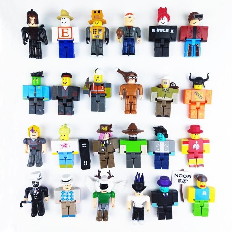 24pcs Roblox Legends Classic Noob Captain Champions Action Figures