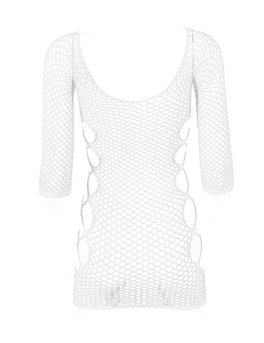 Womens Babydoll Bodysuit Body Stocking See-through Fishnet Lingerie Underwear - Picture 20 of 59