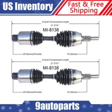 For 2005-2011 Dodge Dakota 4WD 2006 2007 2008 2009 2010 Pair Front CV Axle Joint