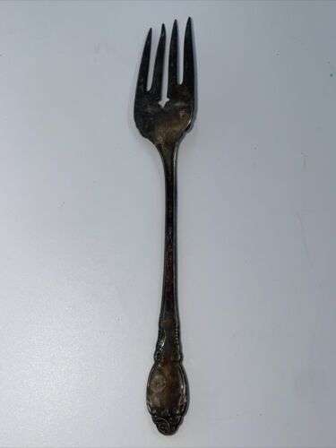 ENCHANTMENT - 1881 Rogers Oneida LTD Silverplate Flatware Salad Fork - Picture 4 of 5