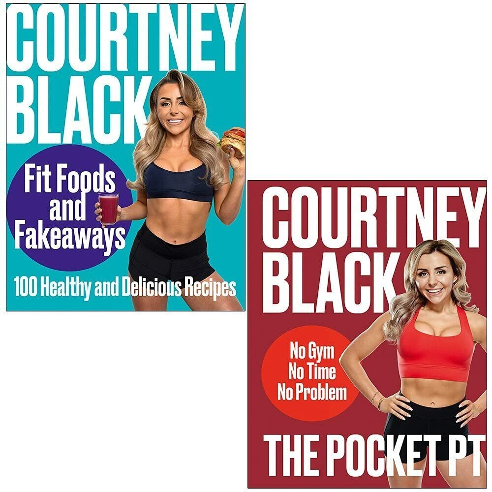 Courtney Black Collection 2 Books Set Fit Foods and Fakeaways, The Pocket PT