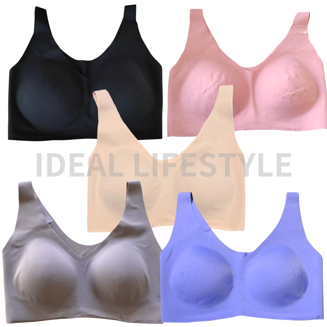 UNIQLO AIRism Wireless Bra Ultra Relax S-3XL 5Colors Seamless 460105 NWT