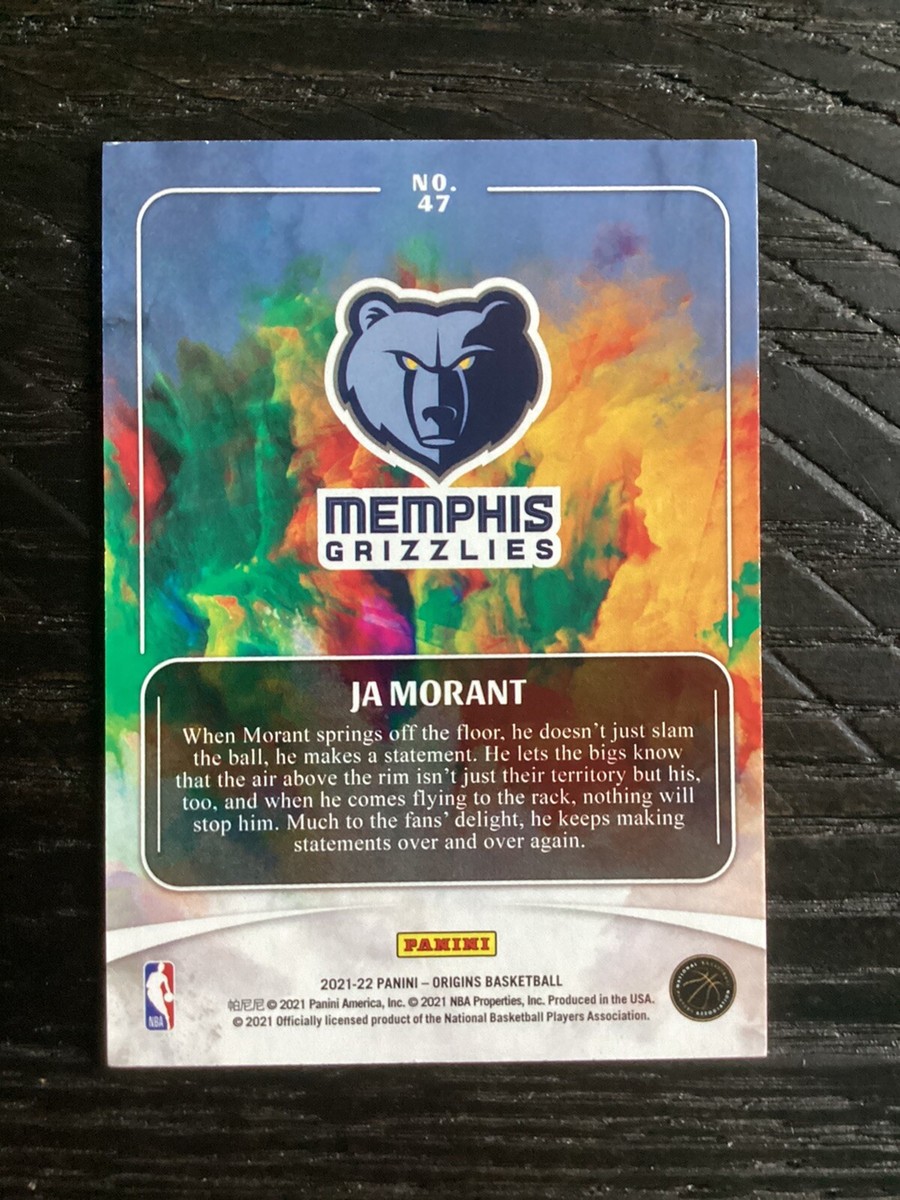 2021-22 Panini Origins BLUE #47 Ja Morant /99!! Beautiful