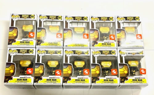 Funko POP! 10 Pack Lot Marvel MIDNIGHT SUNS: IRON MAN 2K #981