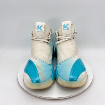 Anta KT6 Klay Thompson Nature Flow Men Size 15 White Blue Strap 