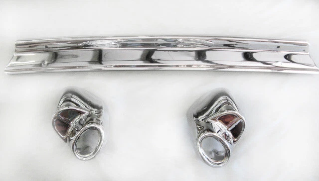 1957 雪佛兰对 - 前部 + 后保险杠 8 件全新! — 第 3/3 张图片