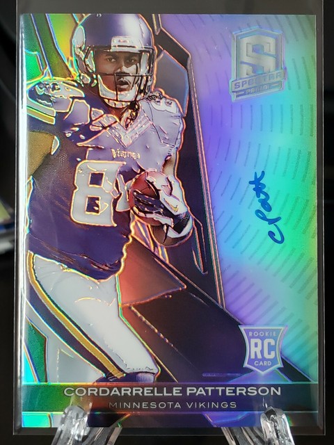 2013 SPECTRA ROOKIE SIGNATURES ON CARD AUTO CORDARRELLE PATTERSON RC 