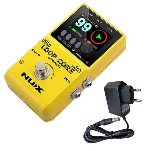Nux Effektgerät Loop Core Stereo Looper-Pedal mit Netzteil - 第 1/13 張圖片
