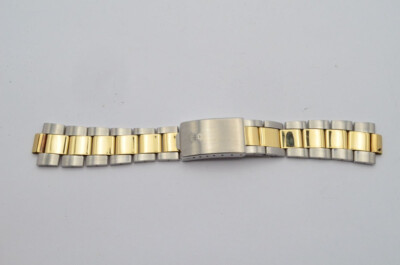 ROLEX VINTAGE OYSTER STAHL/GOLD ARMBAND 19MM BRACELET VINTAGE RAR 7834
