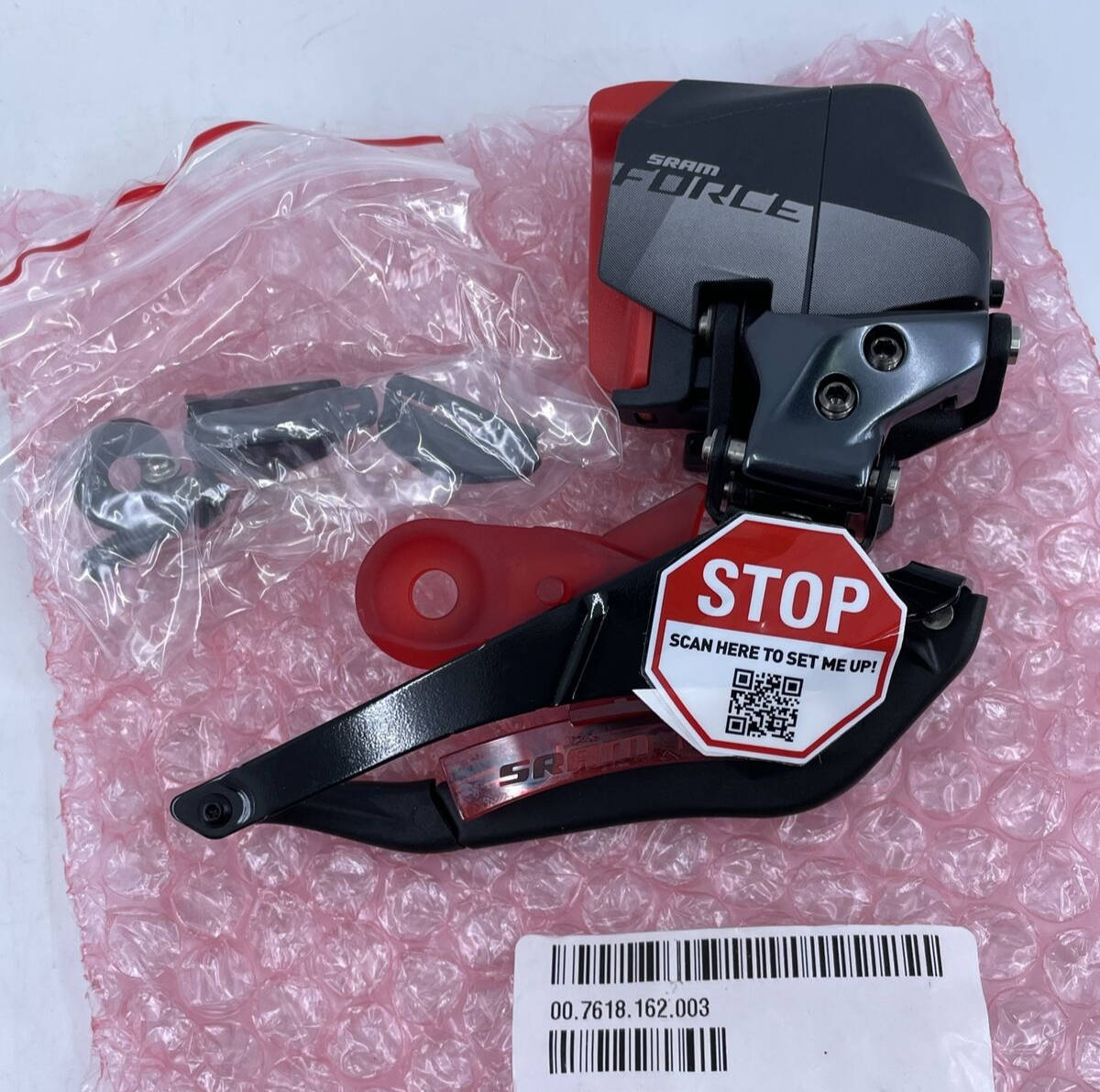 SRAM Force eTap AXS Wide Front Derailleur - Black (00.7618 SRAM Force eTap AXS Wide Front Derailleur - Black (00.7618