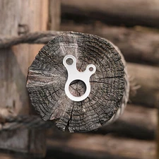 (Silver)3 Holes Rope Tensioner Guy Line Cord Tightening Adjusters For Tent FF