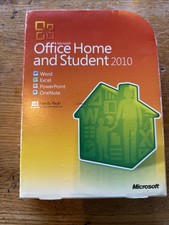 Microsoft Office Home  Student 2010 Software for Windows w/ Product Key Used