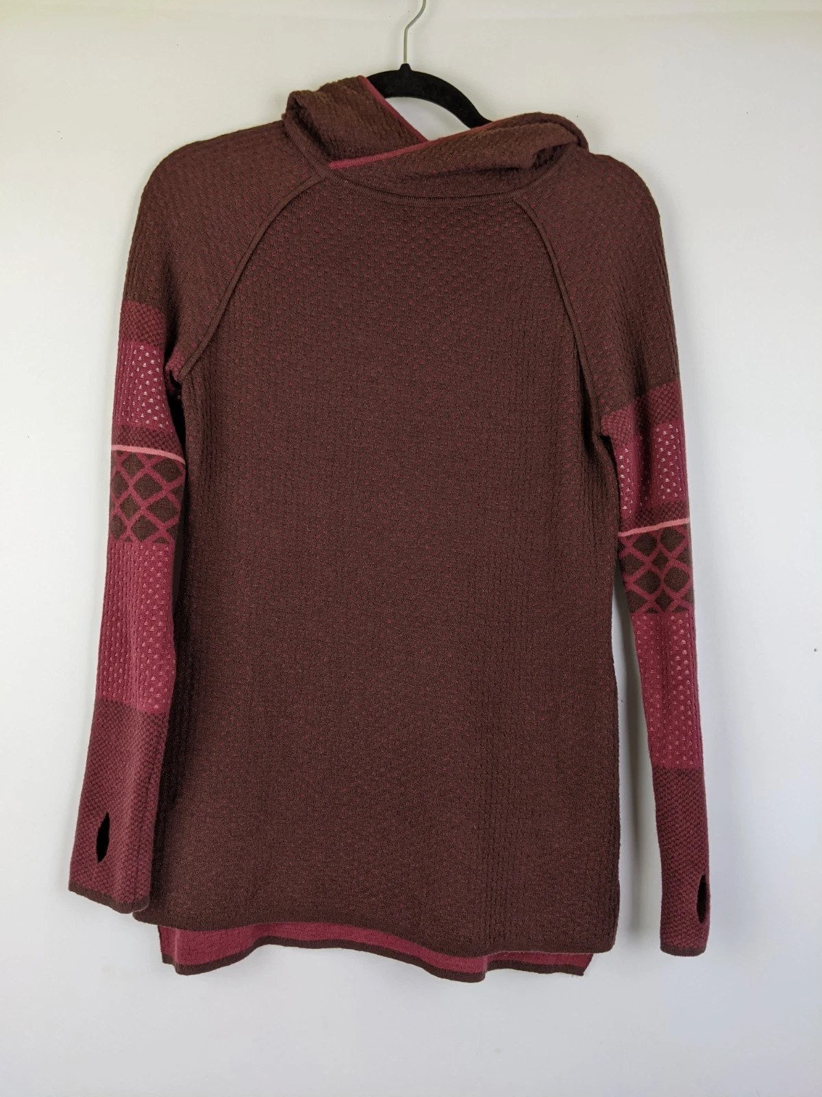 Krimson Klover Pullover Hoodie Womens Sweater Size XS Merino Silk Blend Knit