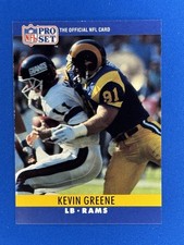 1990 Pro Set #167 Kevin Greene Rams