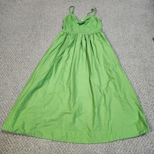 a new day Green Spaghetti Strap Midi Dress Medium