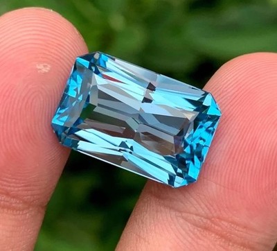 Swiss Blue Topaz Loose Gemstone, Fancy Cut Topaz Jewellery  - 21.00 Carats