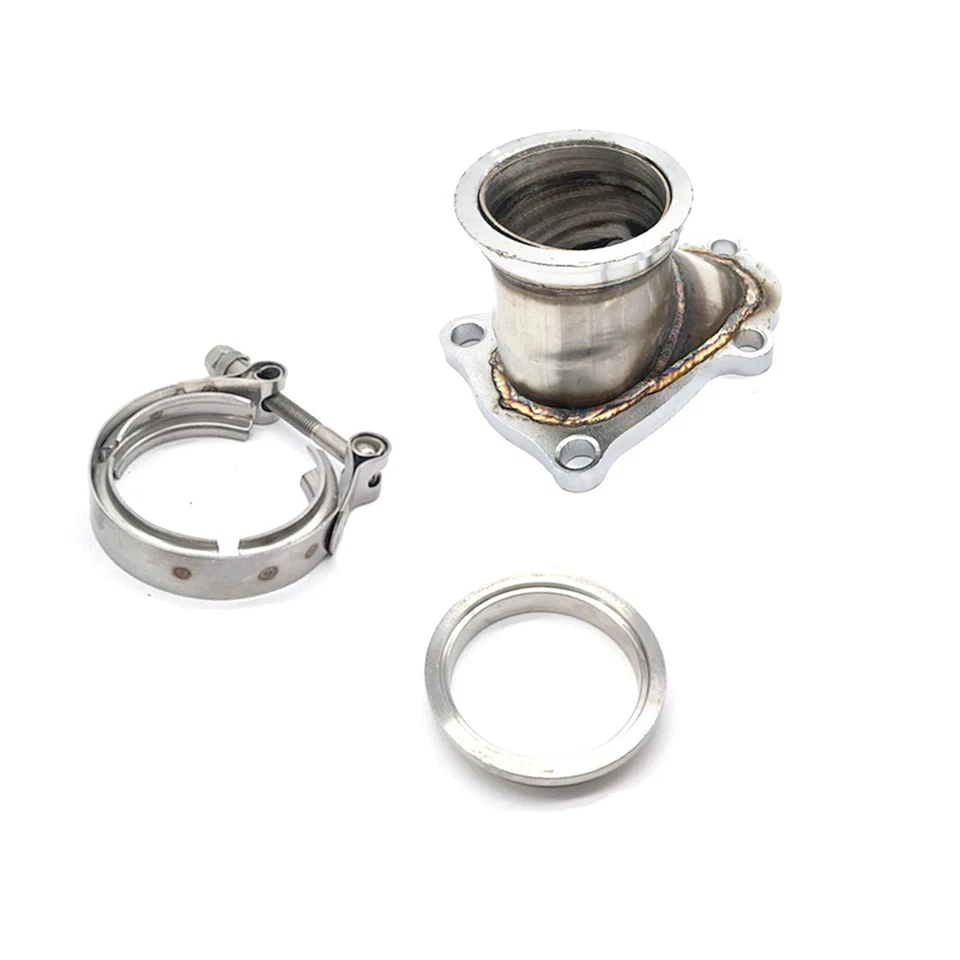 Brida de salida a abrazadera de banda en V de 2,5" para Subaru Forester XT Impreza WRX 2,0 L 2,5 L Foto 4 de 4