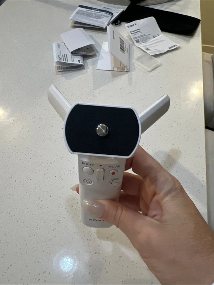 Sony GP-VPT2BT Inalámbrico Bluetooth Empuñadura de Disparo Trípode GPVPT2BTW Foto 3 de 4