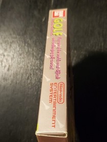 Bandai Golf: Challenge Pebble Beach (Nintendo NES, 1989) Box & Manual [NO GAME]