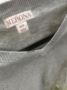 Men’s Merona Gray Thin Sweater Size Small
