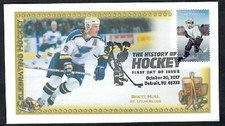 USA 2017 Canada FDC: The History of Hockey Homemade Rare Cachet - Brett Hull