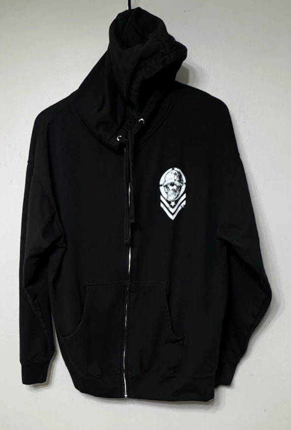 Metal Mulisha Hoodie Mens Size XL Full-zip Jacket Wicked Chevron Logo SKULL - Image 3 of 4