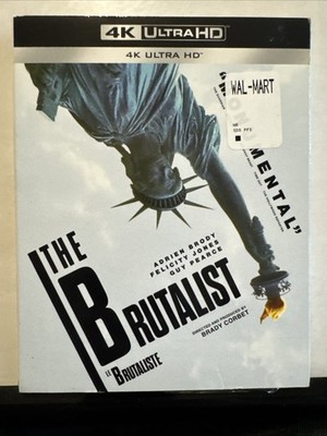The Brutalist (4K UHD) With Slipcover Rare New Sealed Adrien Brody