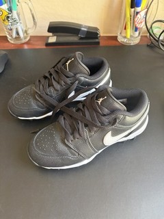 Scarpe da calcio Nike Air Jordan 1 nere bianche bambino taglia 1 5 anni 🏈 ottime condizioni