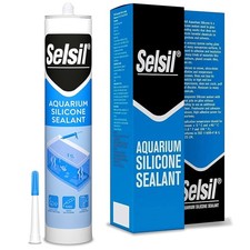 Aquarium Silicone Clear Sealant - High Elasticity, Safe for Fish, Solvent-Fre...