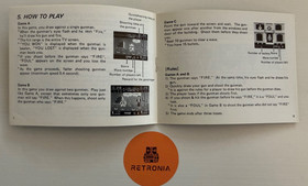 Wild Gunman Nintendo Nes Game Instruction Manual UK Version