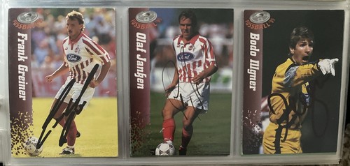 1. FC Köln Panini Cards orig. signiert 1995 Konvlut